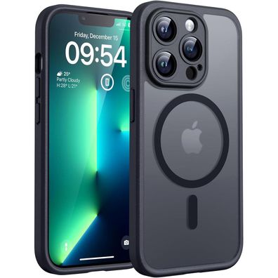 TOCOL iPhone 13 Pro Hülle MagSafe, Kameraschutz, Stoßfest, Transluzent