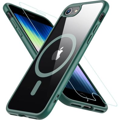 Hensinple Hülle für iPhone SE 2020/2022, iPhone 8/7 - Magnetisch, Stoßfest, mit