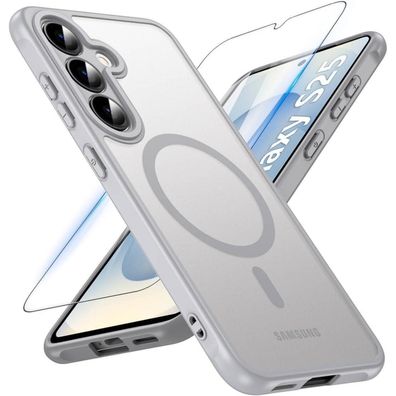 Hensinple Magnetische Schutzhülle für Samsung S25 5G, MagSafe kompatibel