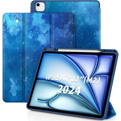 CACOE iPad Air 13 Zoll M3/M2 2025/2024 Hülle mit Stifthalter, dünne Schutzhülle