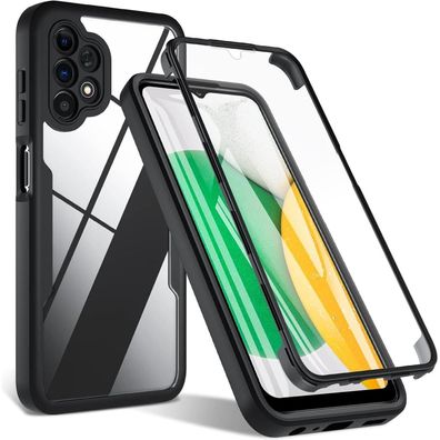 Hensinple Schutzhülle für Samsung Galaxy A13 4G mit integriertem Displayschutz