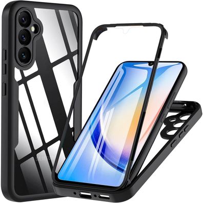 Hülle für Samsung Galaxy A34 5G, 360 Grad Rundumschutz, Stoßfest, mit