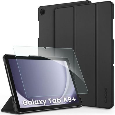 CACOE Hülle für Samsung Galaxy Tab A9+ Plus 11 Zoll (2023) mit Schutzfolie