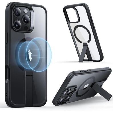 ESR iPhone 16 Pro Hülle mit MagSafe Ständer, militärischer Schutz, stoßfest