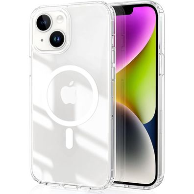 CACOE Hülle für iPhone 13/14 mit Kameraschutz, MagSafe kompatibel, stoßfest