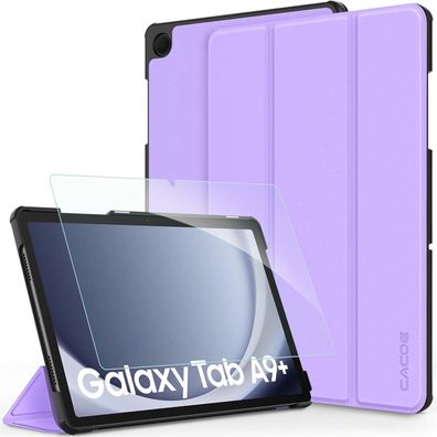 CACOE Hülle für Samsung Galaxy Tab A9+ Plus 11 Zoll 2023 mit Schutzfolie