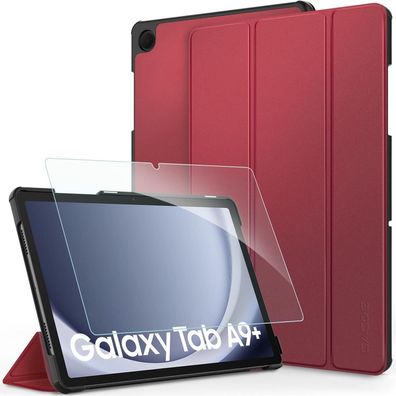 CACOE Hülle für Samsung Galaxy Tab A9+ Plus 11 Zoll 2023 mit Schutzfolie
