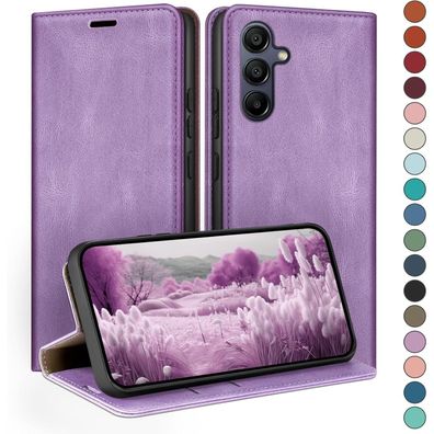 HUOUH Hülle für Samsung Galaxy A16, Leder Wallet Case mit Kartenfach, RFID
