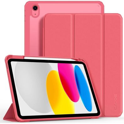 CACOE Hülle für iPad 11./10. Gen (11/10.9 Zoll) mit Stifthalter, transparenter