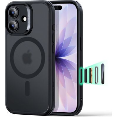 ESR iPhone 17 Hülle mit Kamerasteuerung & MagSafe, Militärschutz, Mattschwarz