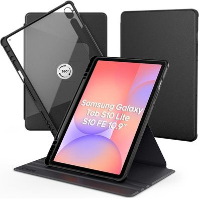CACOE Drehbare Hülle für Samsung Galaxy Tab S10 Lite/S10 FE 10.9" 2025/S9 FE