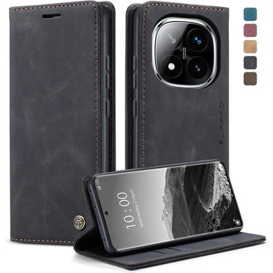 KZB Premium Leder Klapphülle für Xiaomi Redmi Note 14 Pro 5G/Pro Plus 5G