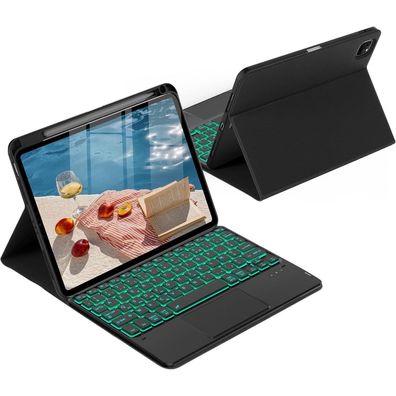 CACOE Tastatur Hülle mit Touchpad für iPad Air 7/6/5/4 Gen (11/10.9 Zoll)