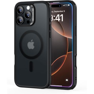 ESR Classic Hybrid Hülle für iPhone 16 Pro (HaloLock), MagSafe kompatibel