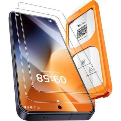 TOCOL Displayschutzfolie für Samsung Galaxy S25 Plus, 2 Stück Panzerglas mit