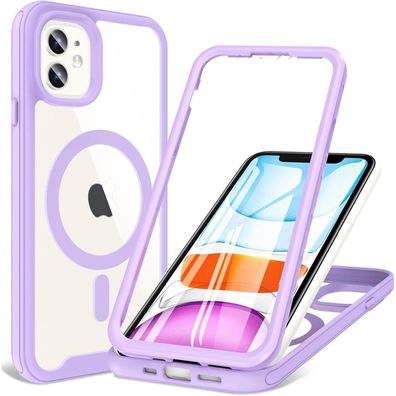 Hensinple Magnetische Hülle für iPhone 11 (6,1 Zoll) mit MagSafe und