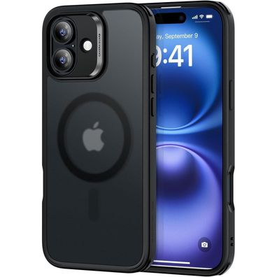 ESR iPhone 16 Hülle MagSafe, Stoßfest Militärstandard, Kratzfest, Schwarz