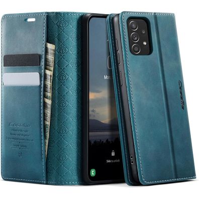 CaseMe Handyhülle für Samsung Galaxy A52S 5G, Premium Leder Klapphülle mit
