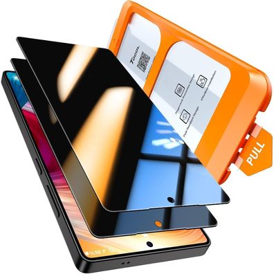 TOCOL Displayschutzfolie für Samsung Galaxy S25 Ultra, 2 Stück, Sichtschutz