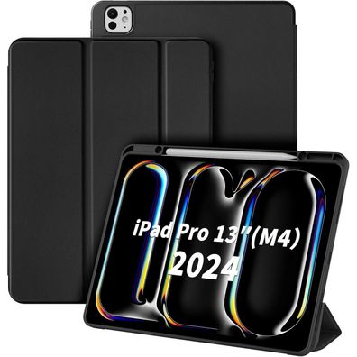 CACOE Hülle für iPad Pro 13 M4 (2024) mit Stifthalter, schlank, Ständer