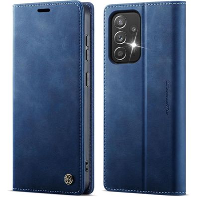 CaseMe Handyhülle für Samsung Galaxy A52S 5G, Premium Leder Klapphülle mit