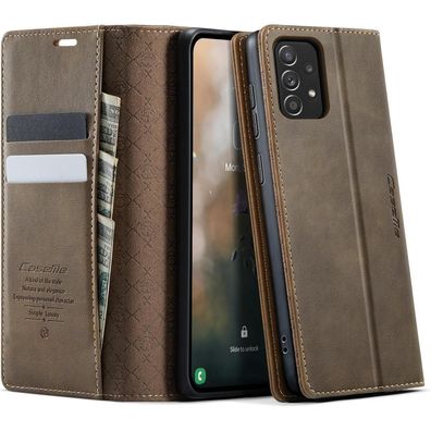 CaseMe Handyhülle für Samsung Galaxy A52S 5G/A52 4G 5G, Premium Leder