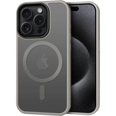 CACOE Hülle für iPhone 15 Pro mit MagSafe, Kameraschutz, stoßfest, kratzfest
