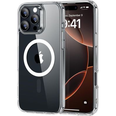 ESR Hülle für iPhone 16 Pro Max, MagSafe kompatibel, Militärschutz, klar