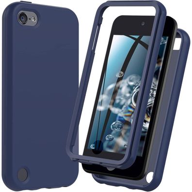 Hensinple iPod Touch 7/6/5 Schutzhülle, stoßfest mit integriertem