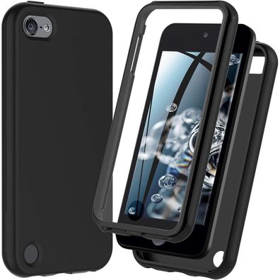 Hensinple Schutzhülle für Apple iPod Touch 7/6/5, stoßfest, Silikon, robust