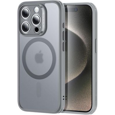 ESR iPhone 15 Pro Max Hülle Set (5in1) - Mattiertes Grau, MagSafe, Militärschutz