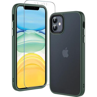 Hensinple Schutzhülle für iPhone 11, stoßfest, militärische Qualität, 360 Grad