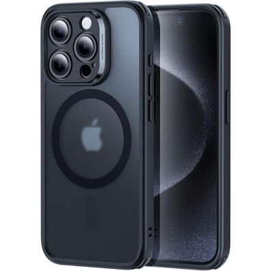 ESR iPhone 15 Pro Max Hülle Set (5in1) - Matt Schwarz, MagSafe, Militärschutz