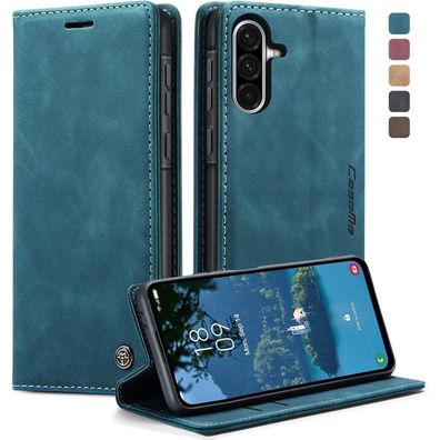 KZB Handyhülle für Samsung Galaxy A36 5G, Premium Leder Klappbar Tasche