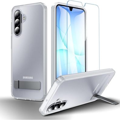 Hensinple Hülle für Samsung Galaxy A17 5G mit Ständer & Panzerglas