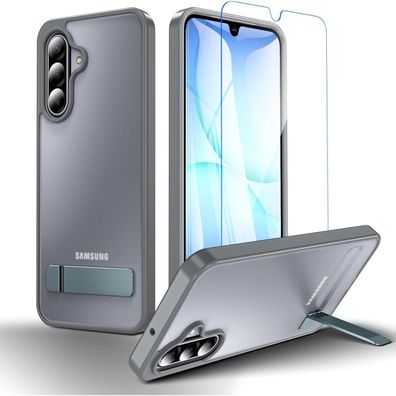 Hensinple Hülle für Samsung Galaxy A17 5G mit Ständer & Panzerglas