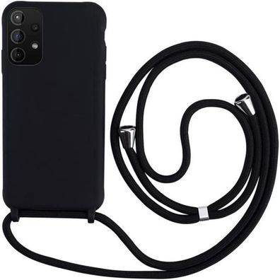 Keteen Handyhülle mit Band für Samsung Galaxy A13 4G, Silikon, stoßfest, zum
