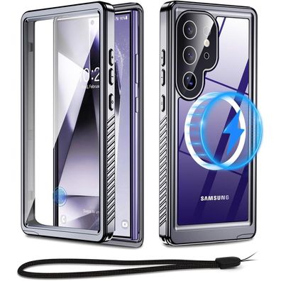 Beeasy Samsung Galaxy S24 Ultra Hülle Wasserdicht IP68, MagSafe, 360 Grad