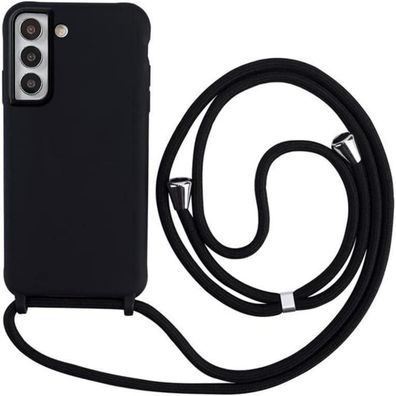 Keteen Handykette für Samsung Galaxy S21 FE Hülle mit Band, Slim Silikon