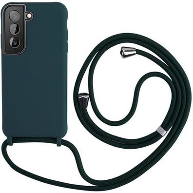 Keteen Handyhülle mit Band für Samsung Galaxy S21, Slim Silikon, stoßfest, zum