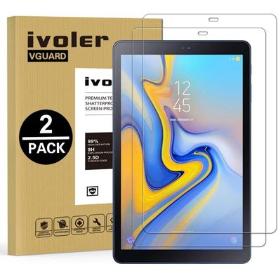 ivoler 2 Stück Displayschutzfolie für Samsung Galaxy Tab A 10.5 Zoll (2018