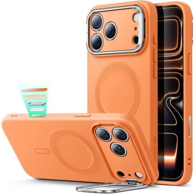 ESR iPhone 17 Pro Hülle aus Silikon mit integriertem Kameraständer