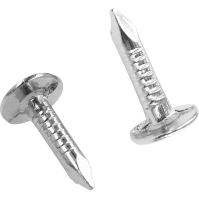 Omotool Dachpappnägel 2,8 x 15 mm (140 Stück) - Verzinkt, Senkkopf für