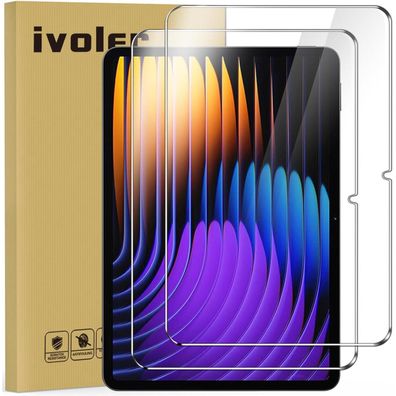 ivoler 2 Stück Schutzglas für Xiaomi Pad 8 / Pad 8 Pro / Pad 7 / Pad 7 Pro