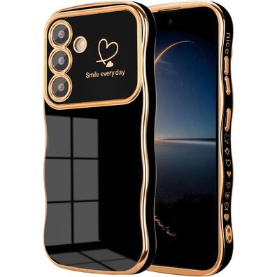 Keteen Handyhülle für Samsung Galaxy A17 4G/5G, Mädchen, lockige Wellen