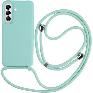 Keteen Handyhülle mit Band für Samsung Galaxy A14 5G, Slim Silikon Schutzhülle