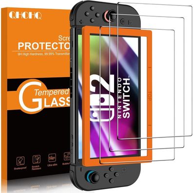QHOHQ Displayschutzfolie aus Panzerglas für Nintendo Switch 2 (7.9 Zoll) - 3