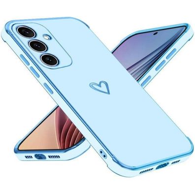 Keteen Handyhülle für Samsung Galaxy S25 Plus - Süßes Herzmuster, Galvanisiert