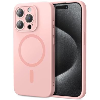 ESR für iPhone 15 Pro Hülle, MagSafe kompatibel, dünnes Flüssigsilikon Case