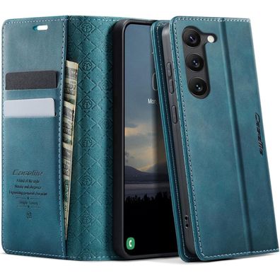 KZB Handyhülle für Samsung Galaxy S23 5G, Premium Leder Klapphülle mit RFID